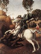 RAFFAELLO Sanzio St George and the Dragon st oil painting artist